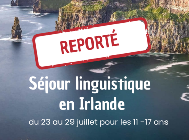 voyage linguistique reporté