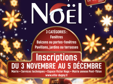 Concours Décorons nos maisons pour Noël