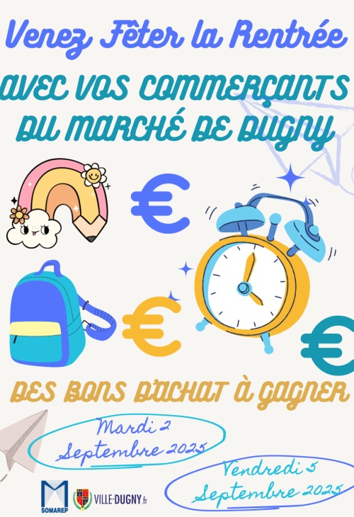 fête de la rentrée au marché 