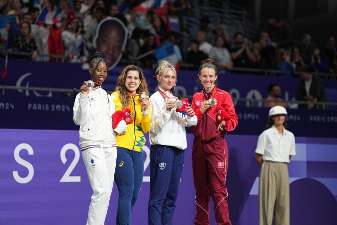 ©CPSF/KMSP - Djelika Diallo, médaillée d'argent aux Jeux Paralympiques de Paris 2024.