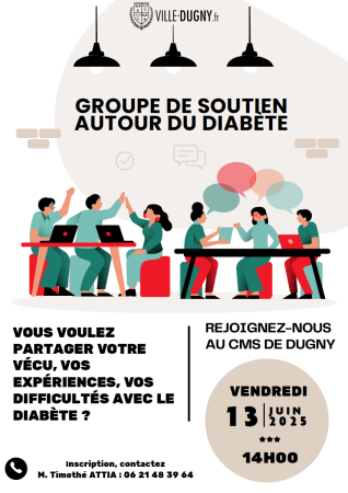 groupe de soutien autour du diabète