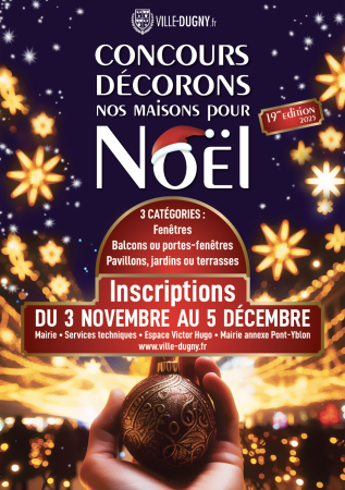 Concours Décorons nos maisons pour Noël