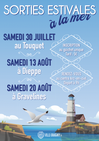 Sortie estivale à la mer - DIEPPE