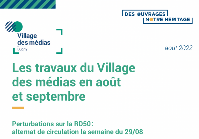 Info travaux : Perturbations sur la RD50 - alternat de circulation la semaine du 29/08