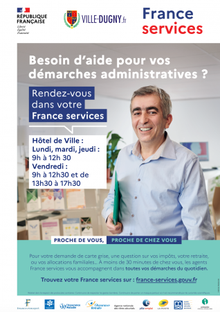 Pour vos démarches du quotidien, ouverture de la Maison France services depuis le 1er juin 2022 à l’hôtel de ville 