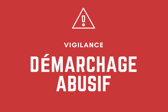 Vigilance démarchage